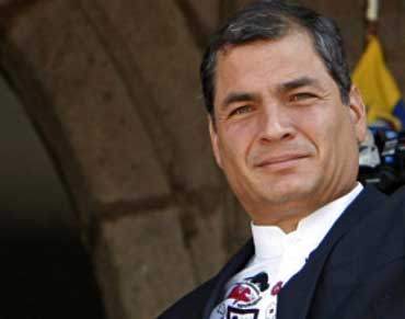 Rafael Correa Correa fue reelegido con un 57,17 % de los votos, según el cómputo definitivo Rafael Correa CNE 