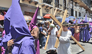 especial 4 3 Quito se funde en tradiciones Semana Santa Jesús del Gran Poder Centro Histórico de Quito 